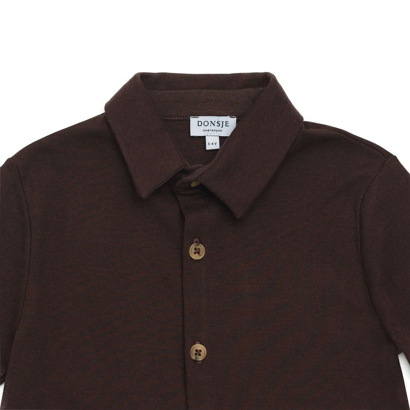 Donsje Amsterdam Kinder Shirt Touten in hellem Beige bei Yay Kids