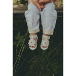 Donsje Amsterdam Baby Sandalen Tuti Fields Daisy White bei Yay Kids