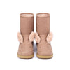 Donsje Amsterdam Gefütterte Kinderstiefel Exclusive Fluffy Bunny Hazelnut Leather bei Yay Kids