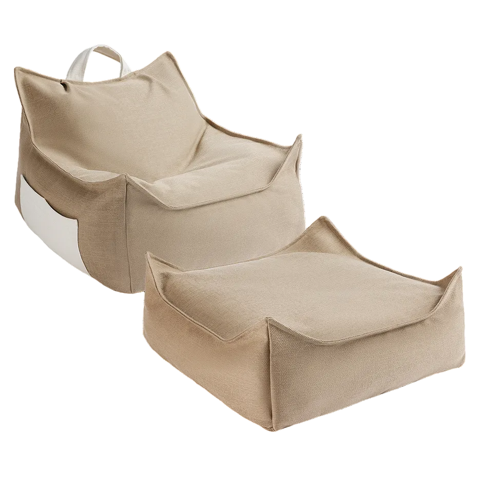 Outdoor Sitzsack & Ottoman Set in neuen Farben