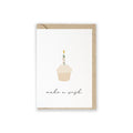 Emigrafikstudio Grusskarte mit Couvert Make a wish bei Yay Kids