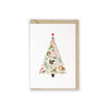 Emigrafikstudio Grusskarte mit Couvert Weihnachtsbaum bei Yay Kids