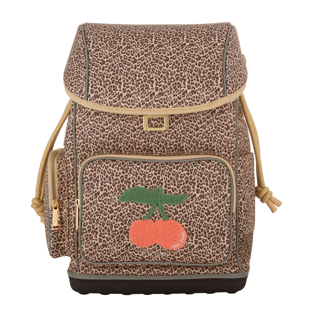 Jeune Premier Schulranzen Ergomaxx Leopard Cherry bei Yay Kids