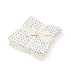 Fanga Mulltuch Bellini 3 Pack GOTS Punto Blu bei Yay Kids 