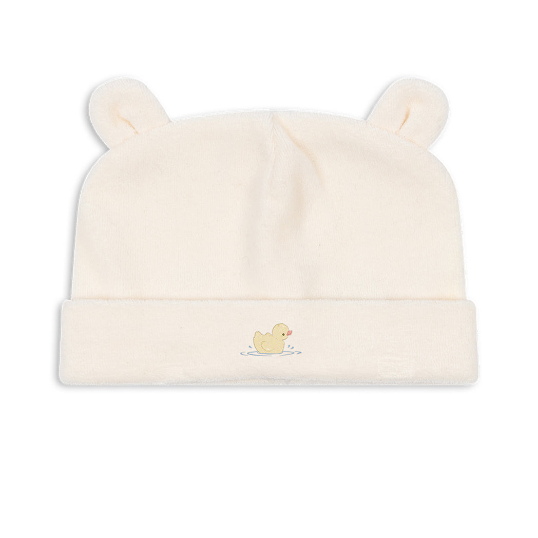 Fanga Mütze Elu GOTS Antique White bei Yay Kids 