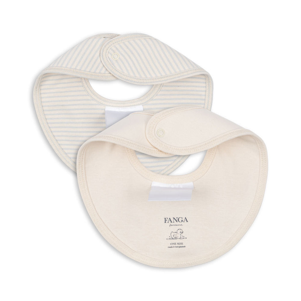 Fanga Bib 2 Pack Fio Stripe OCS Blue Mix bei Yay Kids