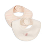Fanga Bib 2 Pack Fio Stripe OCS Blush Mix bei Yay Kids