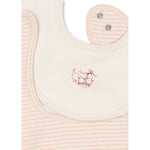 Fanga Bib 2 Pack Fio Stripe OCS Blush Mix bei Yay Kids