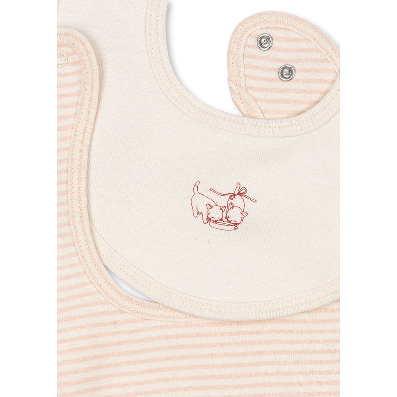 Fanga Bib 2 Pack Fio Stripe OCS Blush Mix bei Yay Kids