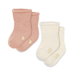 Fanga Frottee Socken Vicino 2 Pack Cameo Rose bei Yay Kids 