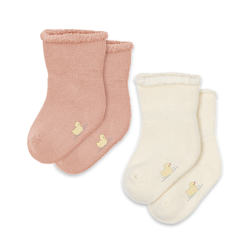 Fanga Frottee Socken Vicino 2 Pack Cameo Rose bei Yay Kids 