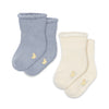 Fanga Frottee Socken Vicino 2 Pack Gray Dawn bei Yay Kids 
