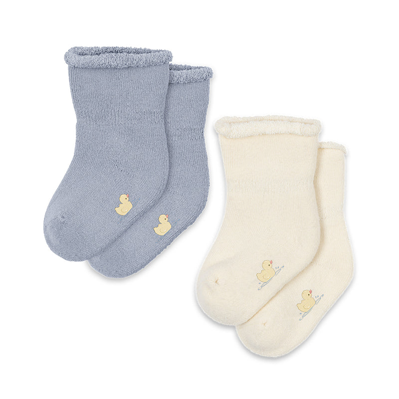 Fanga Frottee Socken Vicino 2 Pack Gray Dawn bei Yay Kids 