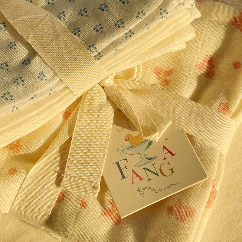 Fanga Fontana Mulltuch 3er Pack Bellini GOTS Punto Blu bei Yay Kids