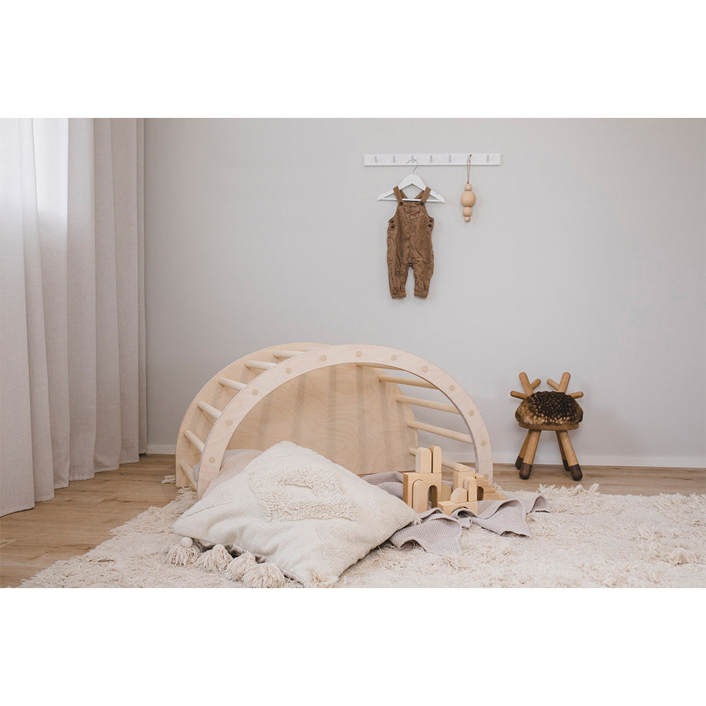 FitWood Kletterbogen Luoto Weiss-Birke bei Yay Kids