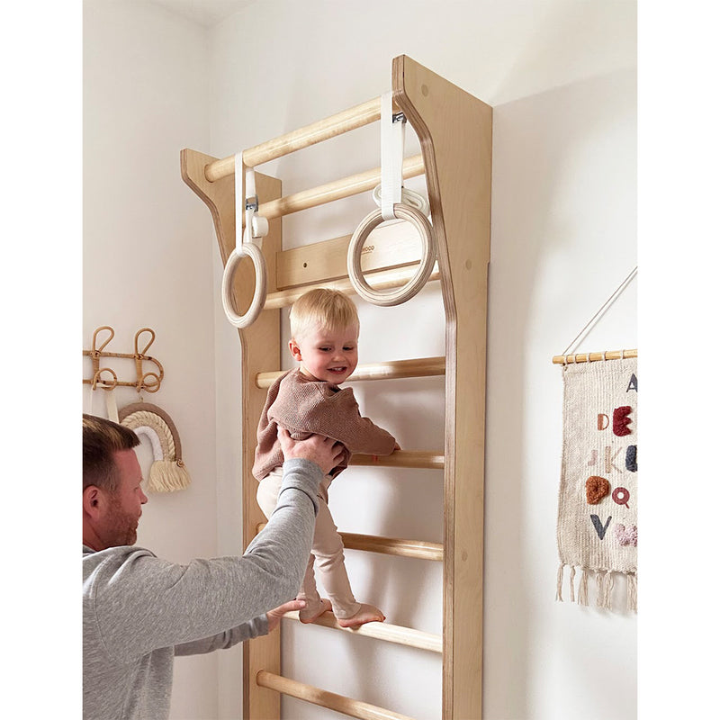 FitWood Sprossenwand Taimi Weiss bei Yay Kids