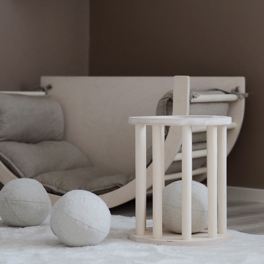 FitWood Kinder Hocker Luoto Birke bei Yay Kids