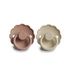 Frigg Baby Latex Schnuller Daisy Blush/ Cream 0-6 Monate bei Yay Kids