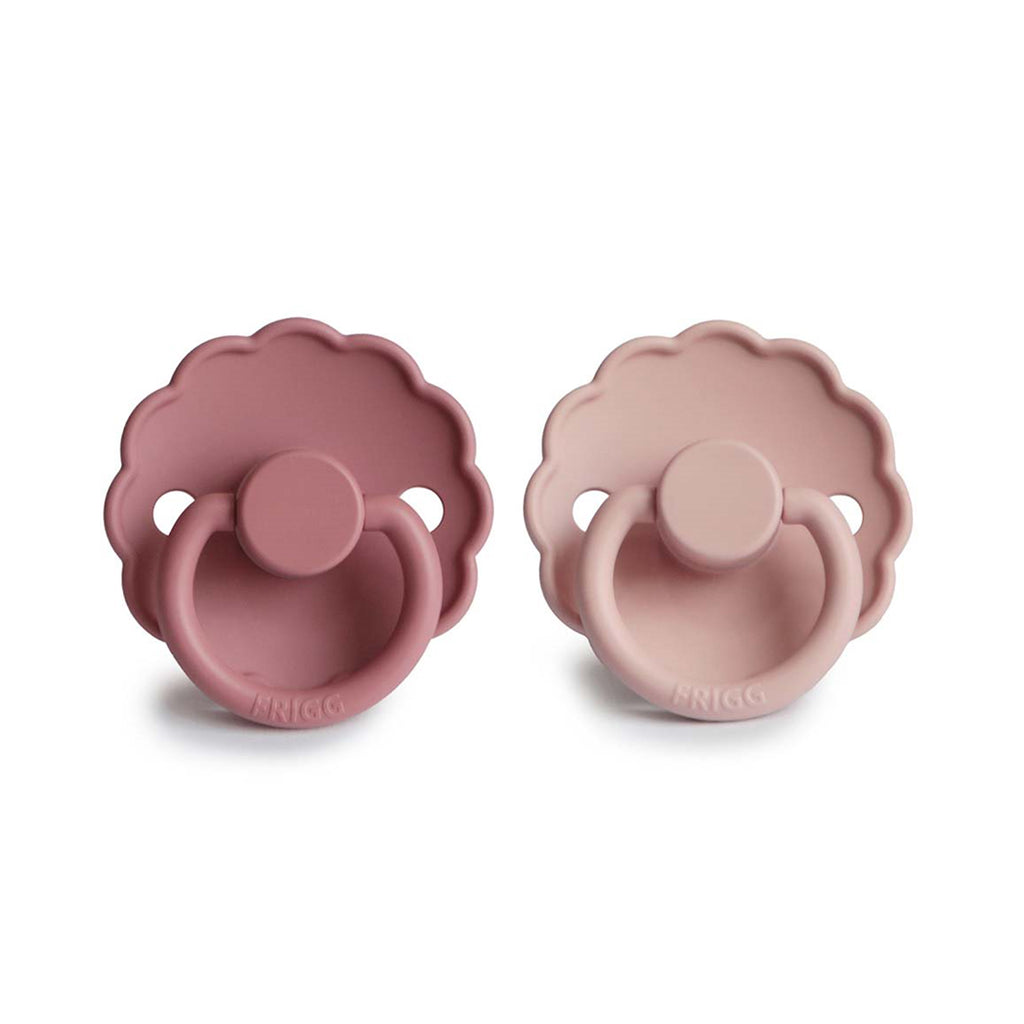 Frigg Baby Schnuller 2 Pack Daisy Blush/ Woodchuck 6-18M bei Yay Kids
