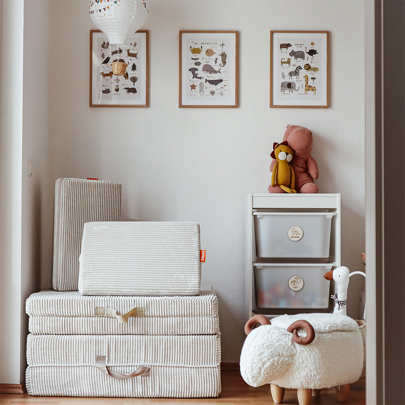 Funzy Spielsofa Kord Collection in vielen Farben bei Yay Kids