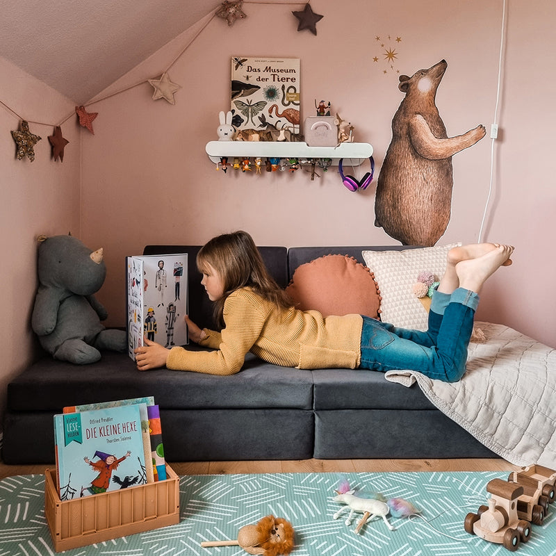 Funzy Spielsofa Velours Edition in vielen Farben bei Yay Kids