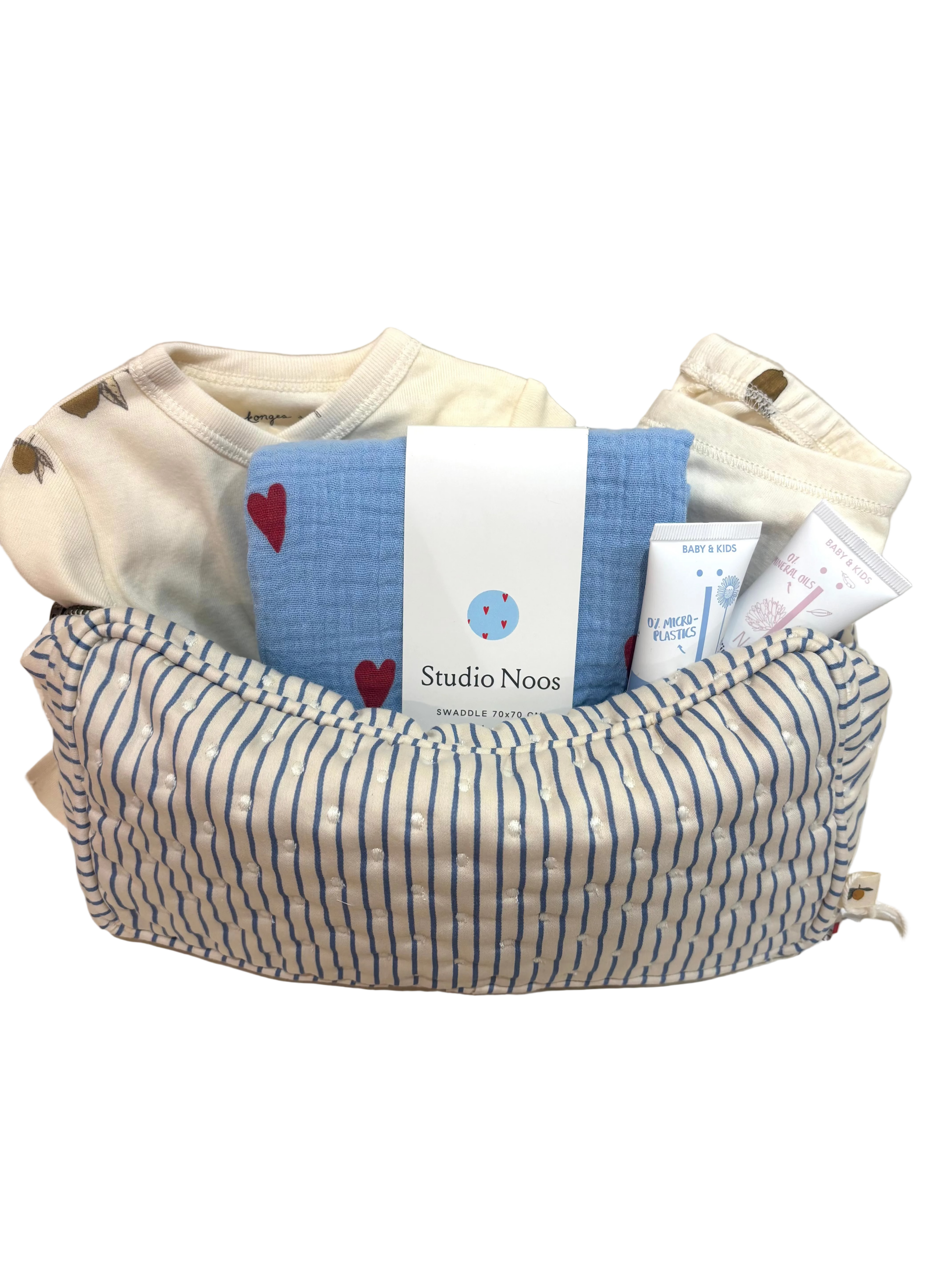 Geschenkbox Newborn Lemon- Blue