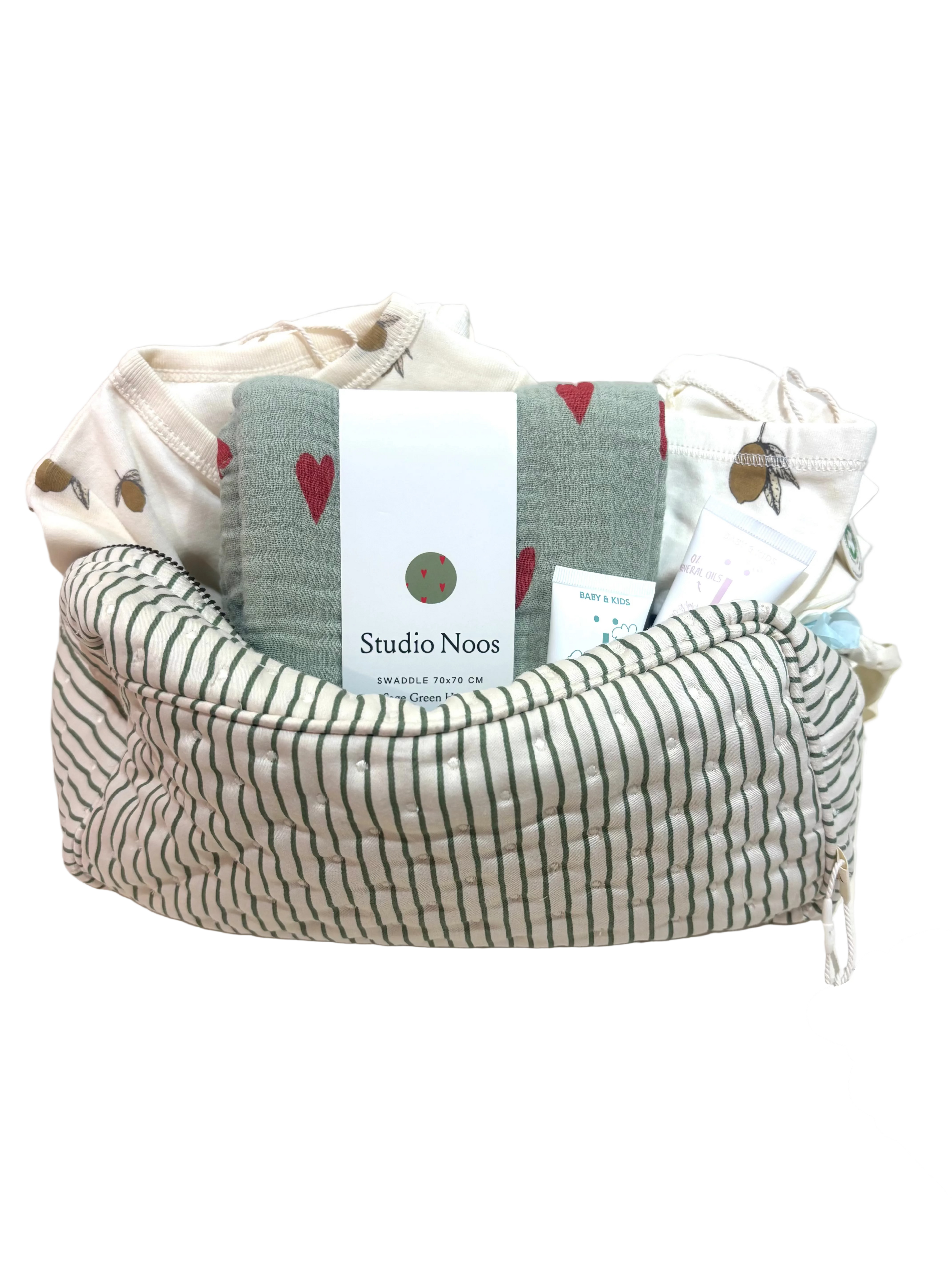 Geschenkbox Newborn Lemon- Green