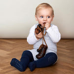 GoBabyGo Baby Krabbel Strumpfhose Navy Blue bei Yay Kids