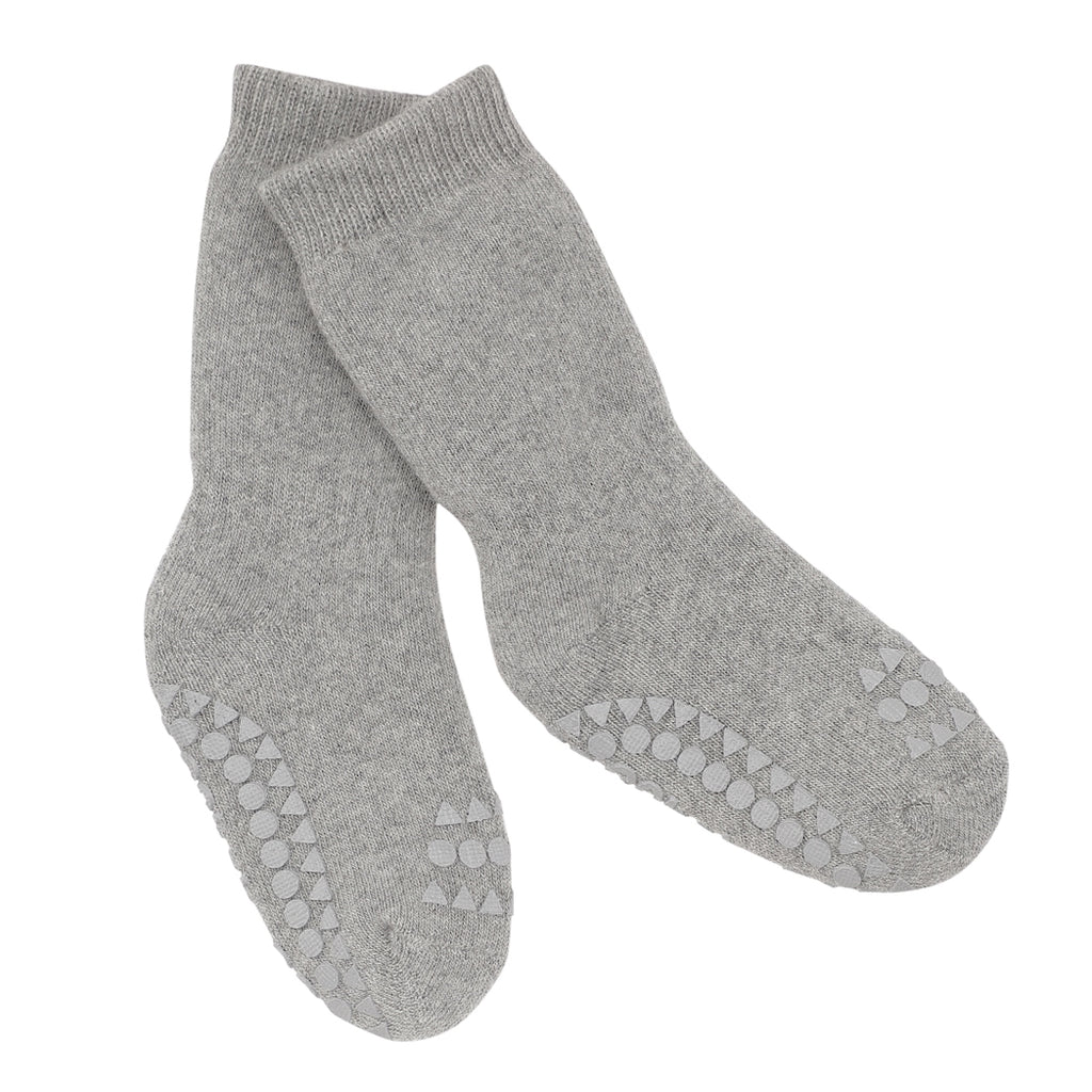 GoBabyGo Baby Anti Rutsch Socken Grey Melange bei Yay Kids