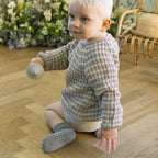 GoBabyGo Baby Anti Rutsch Socken Grey Melange bei Yay Kids