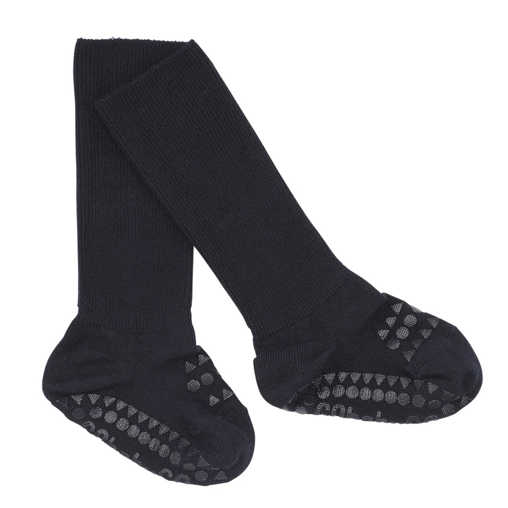 GoBabyGo Baby Bambus Anti Rutsch Socken Dark Blue bei Yay Kids