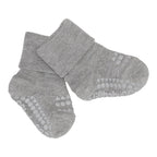 GoBabyGo Baby Bambus Anti Rutsch Socken Grey Melange bei Yay Kids