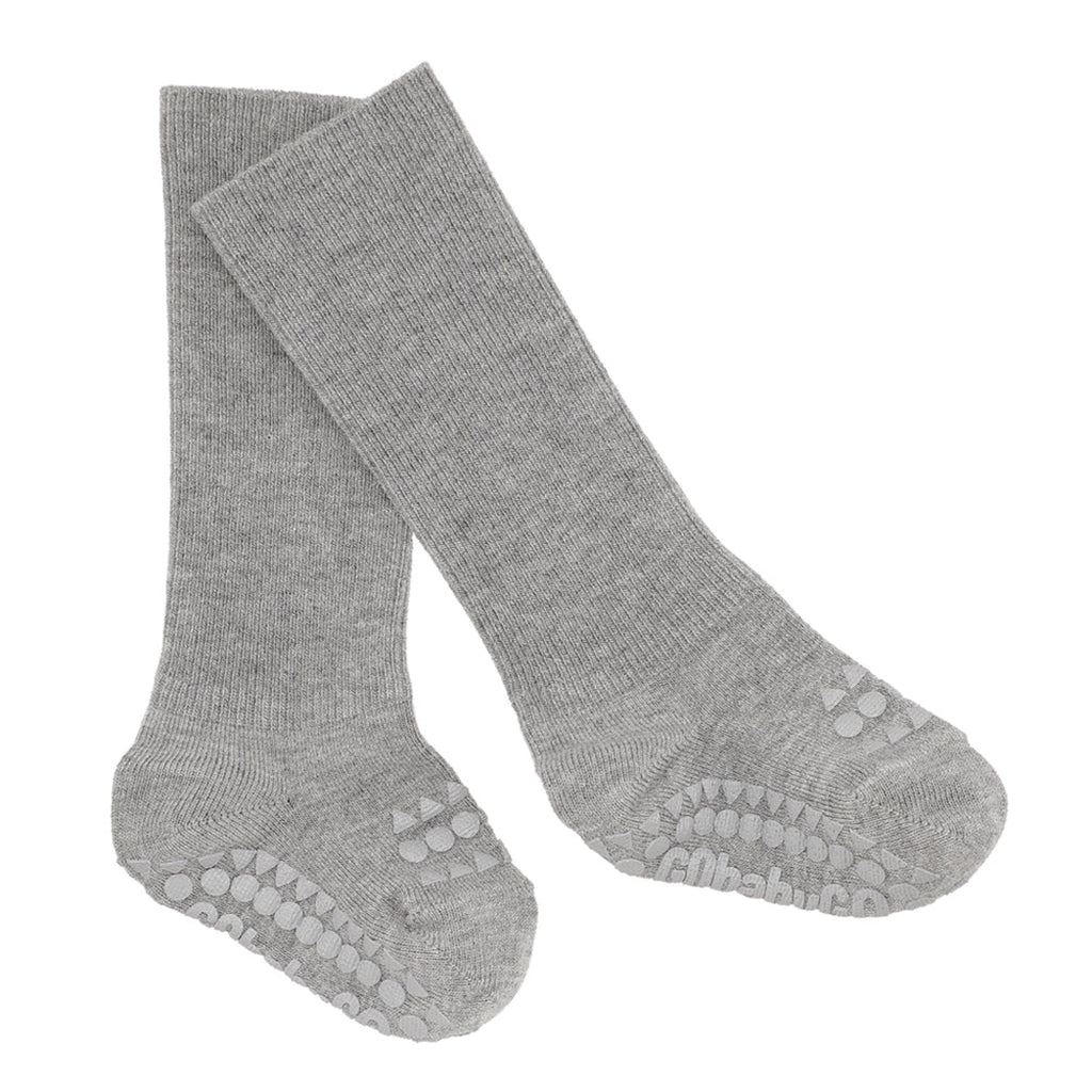 GoBabyGo Baby Bambus Anti Rutsch Socken Grey Melange bei Yay Kids