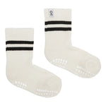 GoBabyGo Baby Sport Rutschsocken in Weiss / Schwarz bei Yay Kids