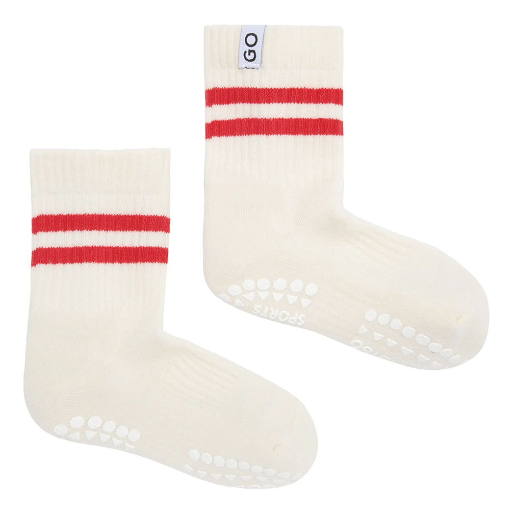 GoBabyGo Kinder Anti Rutsch Sport Socken Red bei Yay Kids