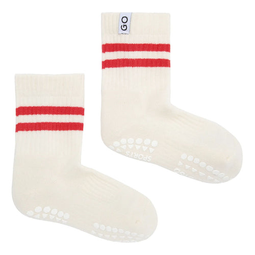 GoBabyGo Kinder Anti Rutsch Sport Socken Red bei Yay Kids