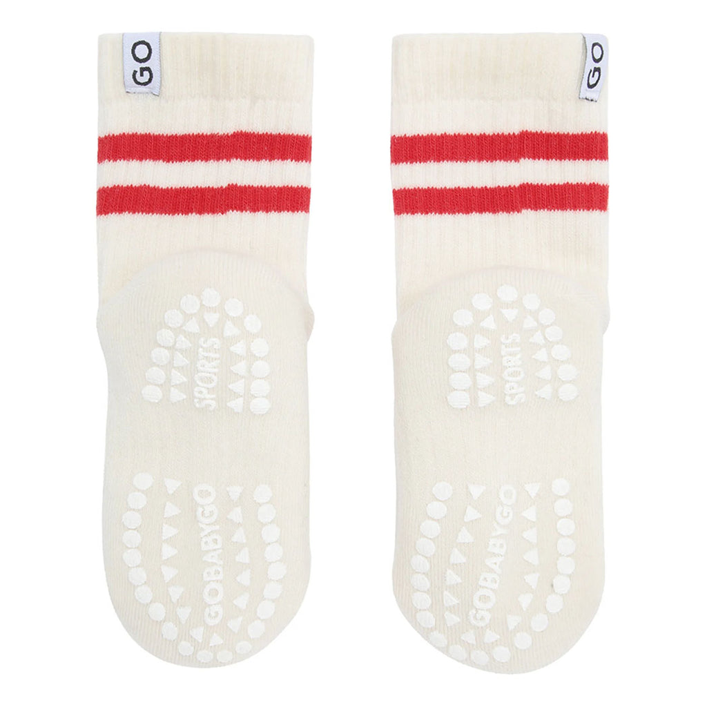 GoBabyGo Kinder Anti Rutsch Sport Socken Red bei Yay Kids