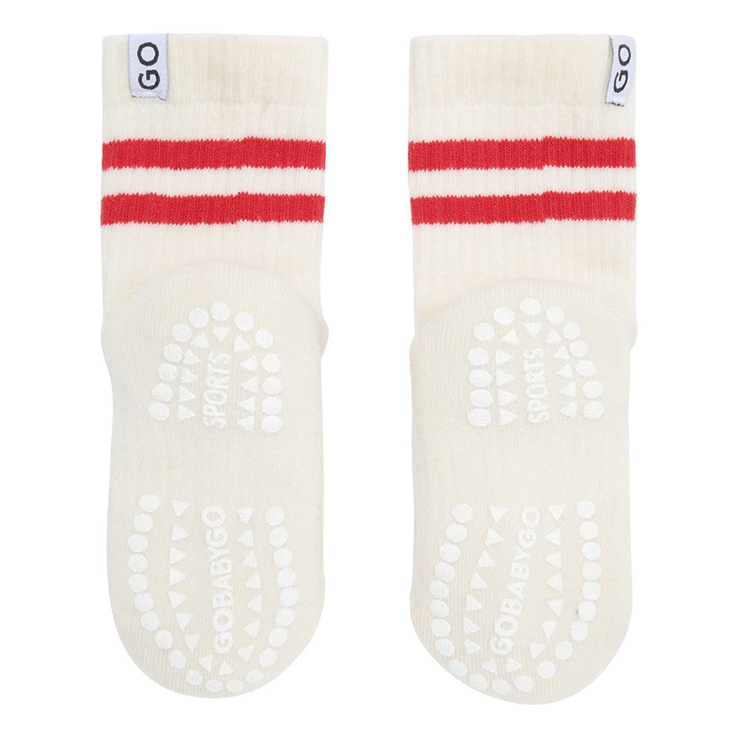 GoBabyGo Kinder Anti Rutsch Sport Socken Red bei Yay Kids
