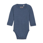 Huttelihut Baby Body Wolle Seide Folkstone Gray bei Yay Kids
