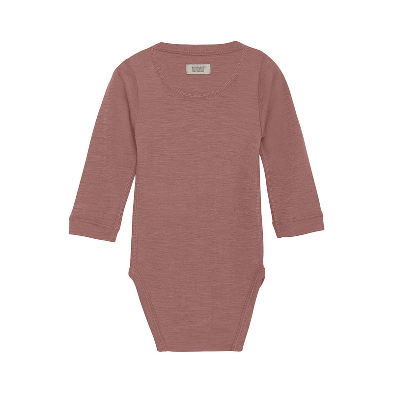 Huttelihut Baby Body Wolle Seide Burlwood bei Yay Kids