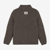 Huttelihut Kinder Jacke aus Wollfleece Brown Melange bei Yay Kids