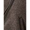 Huttelihut Kinder Jacke aus Wollfleece Brown Melange bei Yay Kids