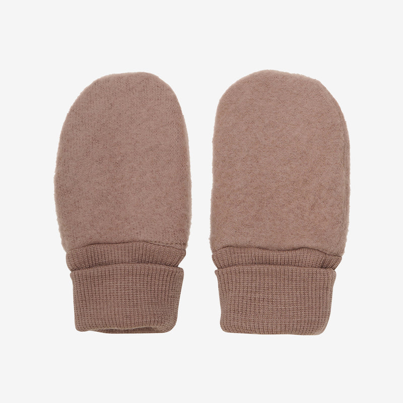 Huttelihut Handschuhe aus Fleece Wolle in Rosa bei Yay Kids