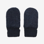Huttelihut Handschuhe aus Fleece Wolle in Dunkelblau bei Yay Kids