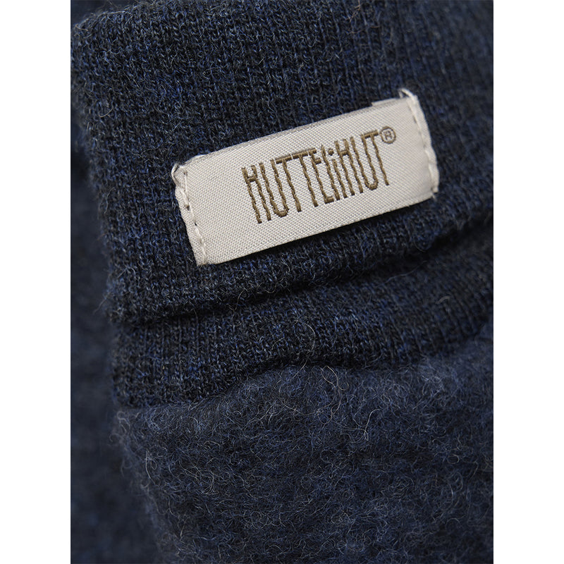 Huttelihut Handschuhe aus Fleece Wolle in Dunkelblau bei Yay Kids