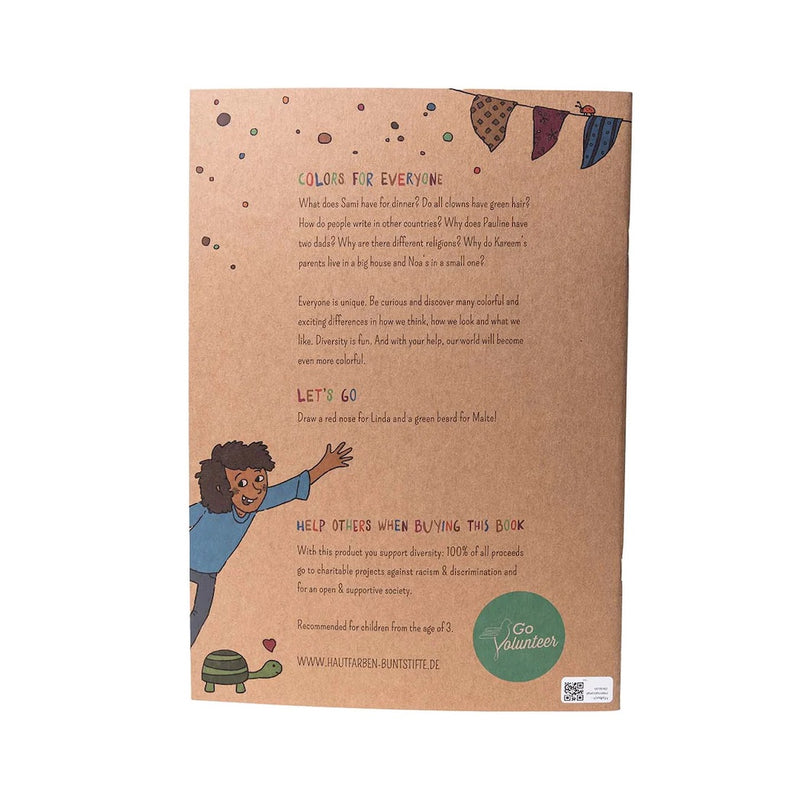 GoVolunteer Kinder Coloring Book Colors for Everyone bei Yay Kids