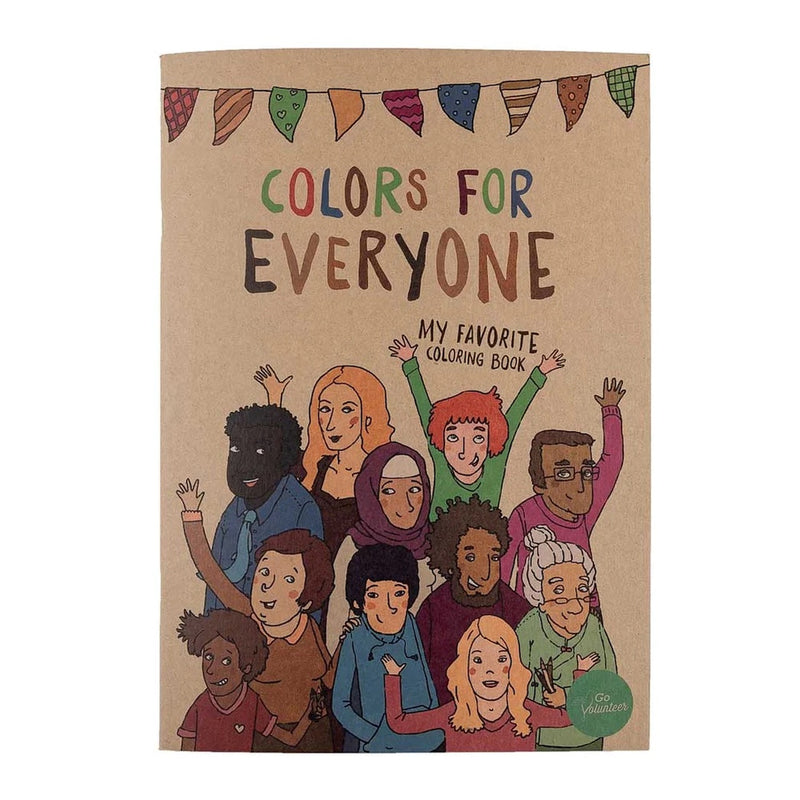GoVolunteer Kinder Coloring Book Colors for Everyone bei Yay Kids