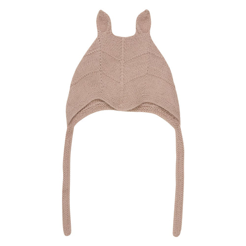 Huttelihut Baby Strickmütze Rabbit Alpaca Mahogany Rose bei Yay Kids