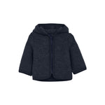 Huttelihut Kinder Jacke aus Wollfleece Navy Blue bei Yay Kids