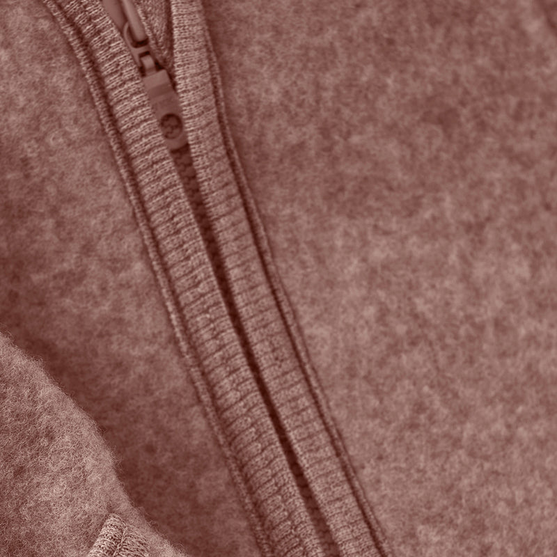 Wollfleece Overall mit Ohren Burlwood